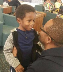 Kidnapped five year old boy reunited with his father over a year later.